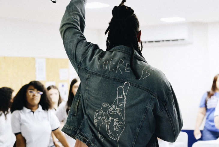 Creative mission in schools in Brazil